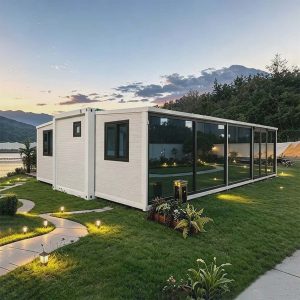 20ft expandable container house，prefab modular home for living